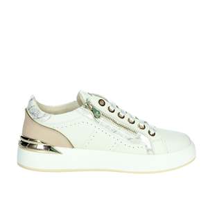 Zapatillas deportivas Keys Donna K 10541 Bianco, zapatos para caminar de cuero blanco - Product Image 4