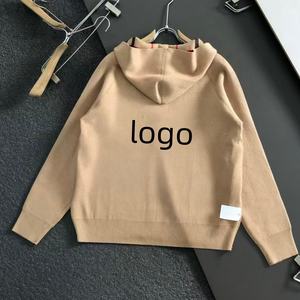 Custom Design Vintage Style Men's Winter <b>Sweaters</b> High quality <b>Woolen</b> Striped Bur Casual zipper Patchwork Knitted Fashion Coats - Product Image 5