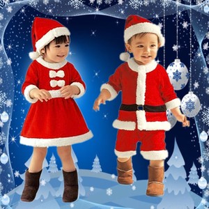 Children Christmas Costumes Velvet <b>Santa</b> Outfits For Boys And Girls Performance Clothing Size S M L Xl - Product Image 1