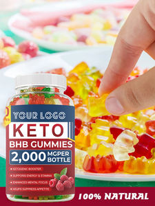 Caramelle Gommose Keto BHB Deliziose per Dimagrimento e Aumento di Energia Integratori Erboristici Etichetta Privata OEM - Product Image 1