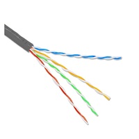 Cable de Red UTP CAT5e de 4 Pares, 24 AWG, 305 m, Cobre OFC Sólido, Revestimiento LSZH para Exteriores, -40 °C~+70 °C