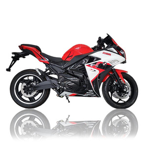 Moto de course sportive de type Streetbike pour l'exportation, batterie au lithium 72V 3000W, moto électrique avec une vitesse de 80 km/h et une longue autonomie - Product Image 2