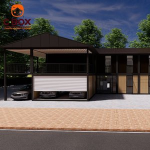 Cbox, Edificios Prefabricados Modulares de Lujo de Construcción Rápida, Hotel, Villa Móvil, Oficina, Bar, Restaurante con Techo, Casa Contenedor - Product Image 2
