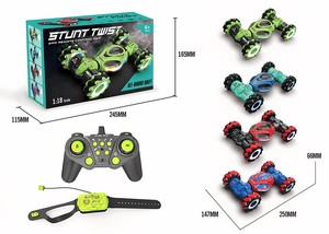 Coche de Acrobacias <span class=keywords><strong>RC</strong></span> con Control Remoto, Escala 1:18, 4x4, Transformable, Giros de 360°, Luces LED Giratorias, Música, Sensor de Gestos, Regalo para Niños - Product Image 6