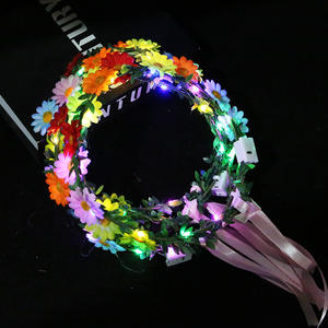 ルミナスヘッドバンドルミナスガーランドヘッドウェア小さなギフトベストセラーおもちゃコンサートヘッドウェアLedヘアフープフラッシュリース - Product Image 4