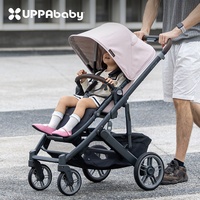 Poussette bébé UPPAbaby CRUZ V2+ à vue haute, inclinable, pliable, amortissante, bidirectionnelle, pour nouveau-né, cadre en alliage d'aluminium, charge maximale 25 kg