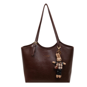 <span class=keywords><strong>Sac</strong></span> fourre-tout grande capacité pour étudiante, <span class=keywords><strong>sac</strong></span> <span class=keywords><strong>à</strong></span> bandoulière en cuir PU pour femme, <span class=keywords><strong>sac</strong></span> <span class=keywords><strong>à</strong></span> <span class=keywords><strong>main</strong></span> pour l'école, le travail et les trajets quotidiens - Product Image 5