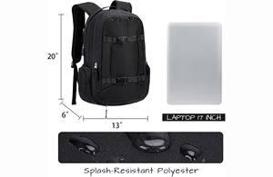 กระเป๋าเป้สเก็ตบอร์ดกันน้ำคุณภาพสูงพร้อมที่ใส่แล็ปท็อปกระเป๋าสกี OEM/ODM สำหรับยิม - Product Image 4