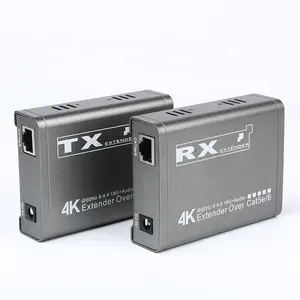 HD Transmitter Receiver Hỗ trợ IR truyền qua IP RJ45 Ethernet CAT5e CAT6 LAN Full HD 4K HD Extender 60m
