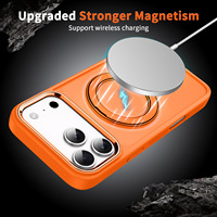 Cadre de protection d'appareil photo en métal pour iPhone 18 Pro Max, support magnétique, coque arrière en TPU pour iPhone 18 Pro