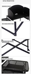 Outdoor Camping Mobile <b>Kitchen</b> Portable Outdoor Foldable Cooking Station Camping <b>Kitchen</b> <b>Table</b> WIth Storage - Product Image 3