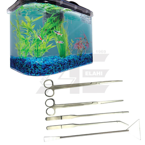 Kit de herramientas de acuario de 5 uds., tanque de acuario de acero inoxidable, juego de herramientas acuáticas, pinzas, tijeras, herramienta de mantenimiento - Product Image 4