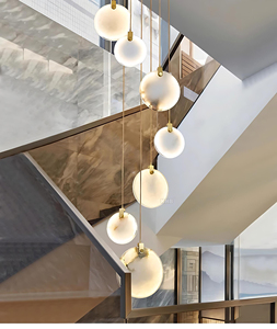 Stenen Marmeren <span class=keywords><strong>Lamp</strong></span> Luxe Led Messing Postmoderne Creatieve Bal Bolvormig Albast Voor Thuis Kamer Decoratieve Led Kroonluchters