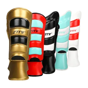 Personnalisé quantité minimale de commande quantité d'échantillon faible MMA muay thai tibia garde de cou-de-pied boxe tibia garde de cou-de-pied