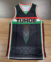 FQ personalizado maorí Tuhoe Ahurei baloncesto camisetas sublimación baloncesto Jersey hombres entrenamiento secado rápido baloncesto uniforme