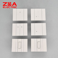 Interruptor Modular de Lujo Moderno Serie PH de Z&A Electric, 10A, 3 Tomas, Enchufe Schuko Alemán, Interruptor de Pared para Italia y Perú, Enchufe Europeo