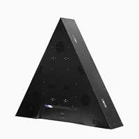Projecteur matriciel triangulaire vintage LED RGBW DMX512 XY pour concerts, mariages, événements, DJ et éclairage de scène