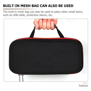 กระเป๋าไมค์คู่กันน้ำกันกระแทกสีแดงกล่องเก็บไมโครโฟนไร้สายกล่องเก็บไมโครโฟนสำหรับกลางแจ้ง - Product Image 5