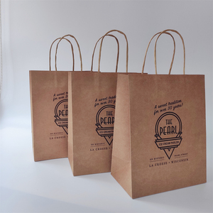 <span class=keywords><strong>KM</strong></span> Custom Retail Papel Kraft Compras Ropa Compras Bolsa de regalo Mango de lujo Mini embalaje - Product Image 3