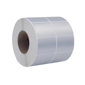 Direkt vom Hersteller: PET-Material Asiatische Silberne Selbstklebende Etikettenrolle, Kundenspezifische Aufkleber für Elektrische Etiketten, Barcode-Preisetiketten - Product Image 2
