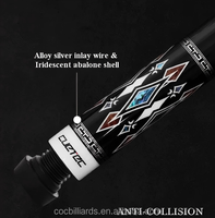 Tongkat Biliar Premium Cuetec Hades Serat Karbon Inlay Cue Stick Pool Cue Taco De Billar untuk Snooker & Biliar