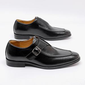 Zapatos Oxford de Plataforma con Punta de Acero para Hombre, de Cuero Genuino, Cómodos, Antideslizantes, Transpirables, para Todas las Temporadas, Ideales para Bodas - Product Image 1