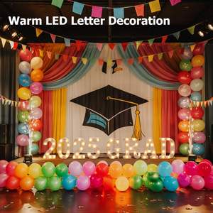 Numeri Luminosi a LED a Batteria, Numero 5 Illuminato, per Feste di Compleanno, Laurea, Anniversario, Baby Shower, Decorazione Murale - Product Image 3