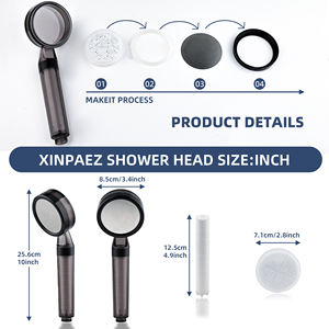 Testa doccia palmare ad alta pressione a pioggia con filtro <span class=keywords><strong>per</strong></span> il risparmio idrico <span class=keywords><strong>per</strong></span> il <span class=keywords><strong>bagno</strong></span> accessori <span class=keywords><strong>per</strong></span> il rubinetto - Product Image 6