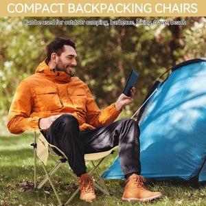 Chaise lune pliante d'extérieur – Fauteuil inclinable portable pour bureau et camping, chaise de plage avec structure en fer, mobilier d'extérieur - Product Image 4