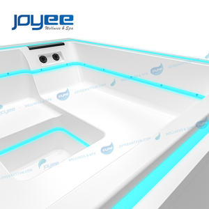 JOYEE Jacuzzi rectangulaire pour 4 personnes en matériau FRP avec gelcoat, pour extérieur, jacuzzi européen, massage pour hôtels, jardin - Product Image 3