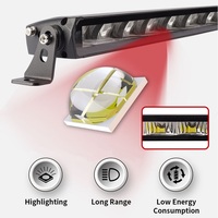 Urtal Slim 10 20 30 40 50 52 pulgadas coche LED barra de luz 3500K 6500K Auto trabajo conducción antiniebla lámpara para todoterreno 4x4 ATV SUV camión Tractor