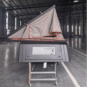 Hardtop en aluminium 4x4 tout-terrain sur mesure avec tente de toit intégrée pour pick-up et camping-car, idéal pour le tout-terrain - Product Image 2