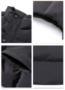 Men's Outwear Hooded Custom Warm Thick Outdoor Winter Coat Quilted Padded Puffer Vest With High Quality Fabric <strong>Lightweight</strong> <strong>Gilet</strong> - Product Image 6