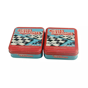 Hộp Đóng Gói Cờ Vua Độ Bền Cao Hộp Thiếc Quân Cờ Vua Bằng Kim Loại, Hộp Thiếc Cờ Vua Vuông Để Bán - Product Image 3
