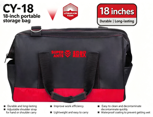 Bolsa de Herramientas Super Ants de 18 Pulgadas, Resistente al Desgaste, de Alta Calidad, Gran Capacidad, para Trabajo al Aire Libre, Electricistas y Carpinteros - Product Image 2