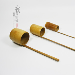Bamboo Wine Ladle 51-100ml Handmade With Handle For Bar Tools - Product Image 1