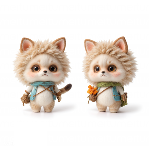 उच्च गुणवत्ता वाले पेशेवर अपने स्वयं के कस्टम प्लश खिलौना चरित्र प्लसी गुड़िया भरे हुए जानवरों को पी. पी. - Product Image 1