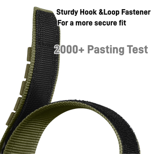 Bracelet de sport en toile de nylon respirante 20 mm 22 mm pour Samsung Galaxy <span class=keywords><strong>Watch</strong></span> et Garmin Smartwatch - Product Image 3