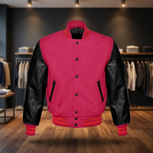 Meilleure vente Veste Letterman College de haute qualité pour hommes en cuir véritable et laine Veste de baseball grande taille pour hommes - Product Image 3