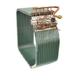 定制OEM制冷冰箱铜管蒸发器盘管冷凝器，无翅片，用于商用冰柜陈列柜