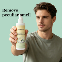 Spray désodorisant écologique pour pieds et chaussettes avec 50%-80% d'ingrédients actifs pour l'élimination des bactéries et la rafraîchissement de l'air