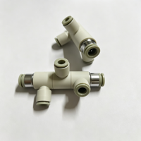 Raccord rapide pneumatique rotatif PHK8-6 à 5 voies, connecteur rapide pour tuyau d'air à une touche, connecteur de tuyau rotatif à cinq voies