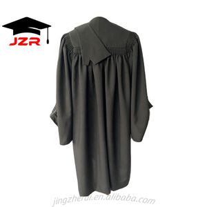Túnica de Abogado y Vestimenta <span class=keywords><strong>Legal</strong></span> Tradicional Negra de Alta Calidad JZR para Jueces y <span class=keywords><strong>Abogados</strong></span> - Product Image 4