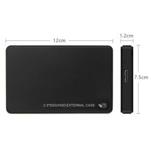 2.5 inch SSD/<span class=keywords><strong>HDD</strong></span> Bên ngoài đĩa cứng trường hợp Hỗ trợ USB3.0 trạng thái rắn ổ đĩa bao vây Tương thích nhiều hệ điều hành - Product Image 2