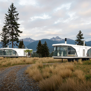 Hiện đại 40ft & <span class=keywords><strong>20ft</strong></span> thép prefab <span class=keywords><strong>container</strong></span> biệt thự nhà mở rộng di động Trailer nhà cho sử dụng ngoài trời cho viên nang văn phòng vỏ - Product Image 1