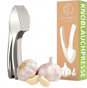 High Quality Stainless Steel Garlic Press Labor-Saving Rust-Proof Zinc Alloy <b>Kitchen</b> <b>Gadget</b> Manual Stainless Steel <b>Tools</b> Food - Product Image 2