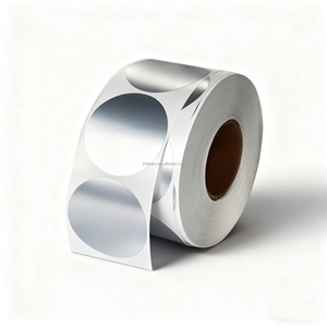 Özel Logo termal gümüş etiket etiketleri dayanıklı çizilmeye karşı yüksek yapışma renk kodu nokta bakkal fiyat etiketleri ambalaj için - Product Image 1