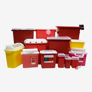 Lixo hospitalar pode resíduos caixa médica Sharp Bin descartáveis Sharp Container fabricantes