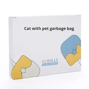 Hoopet ถุงขยะย่อยสลายได้เป็นมิตรกับสิ่งแวดล้อมอุปกรณ์ทำความสะอาดแบบใช้แล้วทิ้งสะดวกสำหรับแมวและสุนัขเซ่อปัสสาวะ - Product Image 4