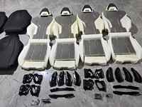 Sièges baquet sport pour BMW F30 F80 F10 M3 M5 X3, amélioration personnalisable, revêtement en cuir, intérieur en éponge, accessoires de voiture